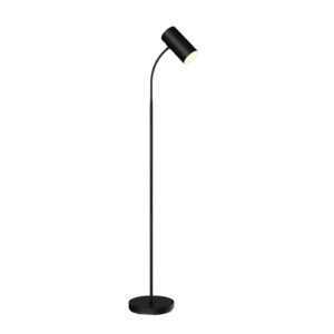 Stojací lampa Karoli s flexibilním ramenem v černé