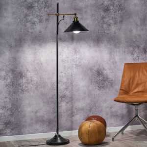 Stojací lampa Lenius s pohyblivým stínidlem