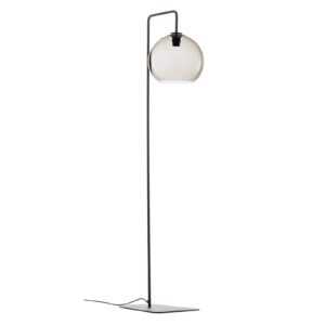Stojací lampa Monaco skleněné kulaté stínidlo