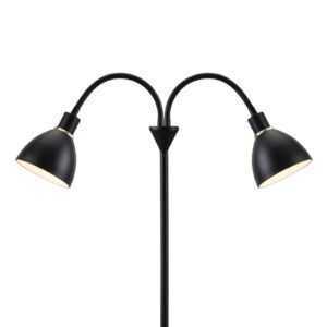 Stojací lampa Ray z černého kovu