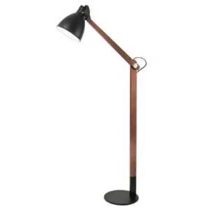 Stojací lampa Sveva ze dřeva
