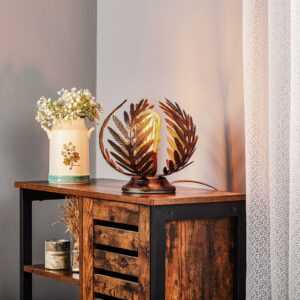 Stolní lampa Felce jako kapradí bronz