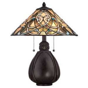 Stolní lampa India v designu Tiffany