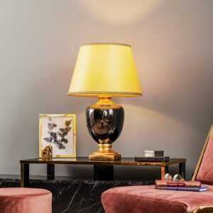 Stolní lampa Mozart v šedé barvě