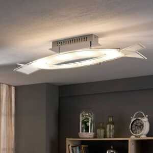 Stropní LED lampa Elina ze skla