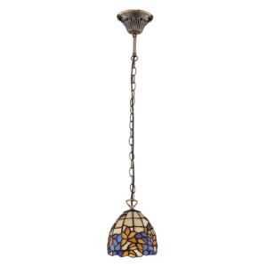 Tiffany styl závěsné světlo COLIBRI