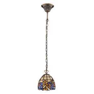 Tiffany styl závěsné světlo COLIBRI