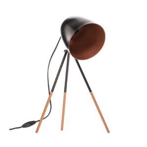 Třínohá stolní lampa Chester ve vzhledu Vintage