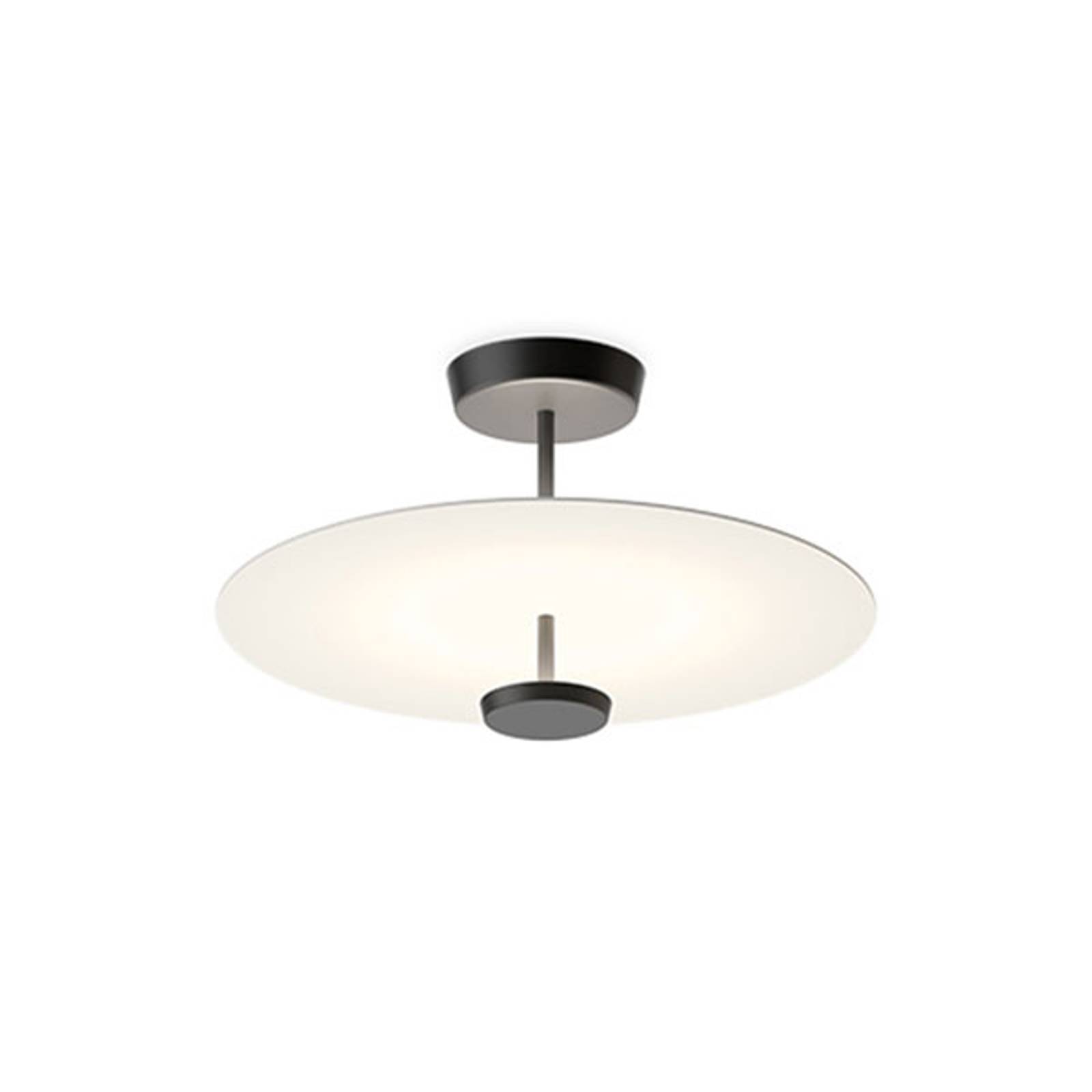 Vibia Flat LED stropní světlo 2 zdroje Ø 55cm bílá