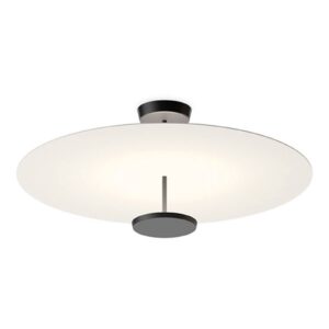 Vibia Flat LED stropní světlo 2 zdroje Ø 90cm bílá