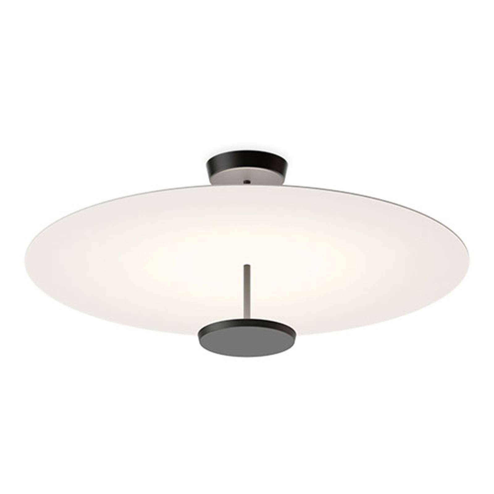 Vibia Flat LED stropní světlo 2 zdroje Ø 90cm bílá