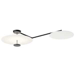 Vibia Flat LED stropní světlo 3 zdroje Ø 90cm bílá
