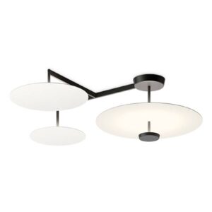 Vibia Flat LED stropní světlo 4 zdroje Ø 55cm bílá