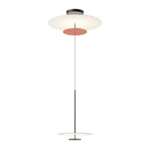 Vibia Flat závěsné světlo 3 zdroje Ø 90cm terakota