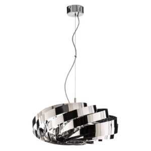 Závěsné světlo Vento chrom-nikl Ø 60 cm