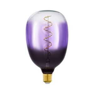 LED žárovka E27 4W T120 1 800K filament purple dim
