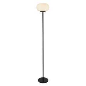 Stojací lampa Lumina se skleněným stínidlem