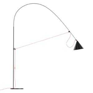 midgard AYNO stojací lampa 290cm černá/oranž 4000K